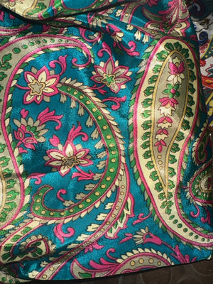 Open image in slideshow, W-Indian &quot;Silk&quot; Maxi Hankerchief Dress
