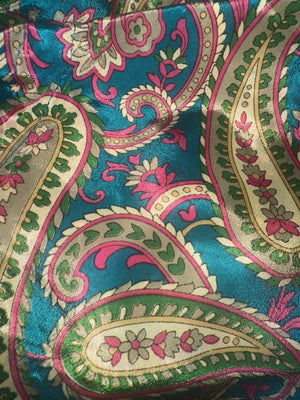 Open image in slideshow, W-Indian &quot;Silk&quot; Maxi Ruffle Bottom Dress
